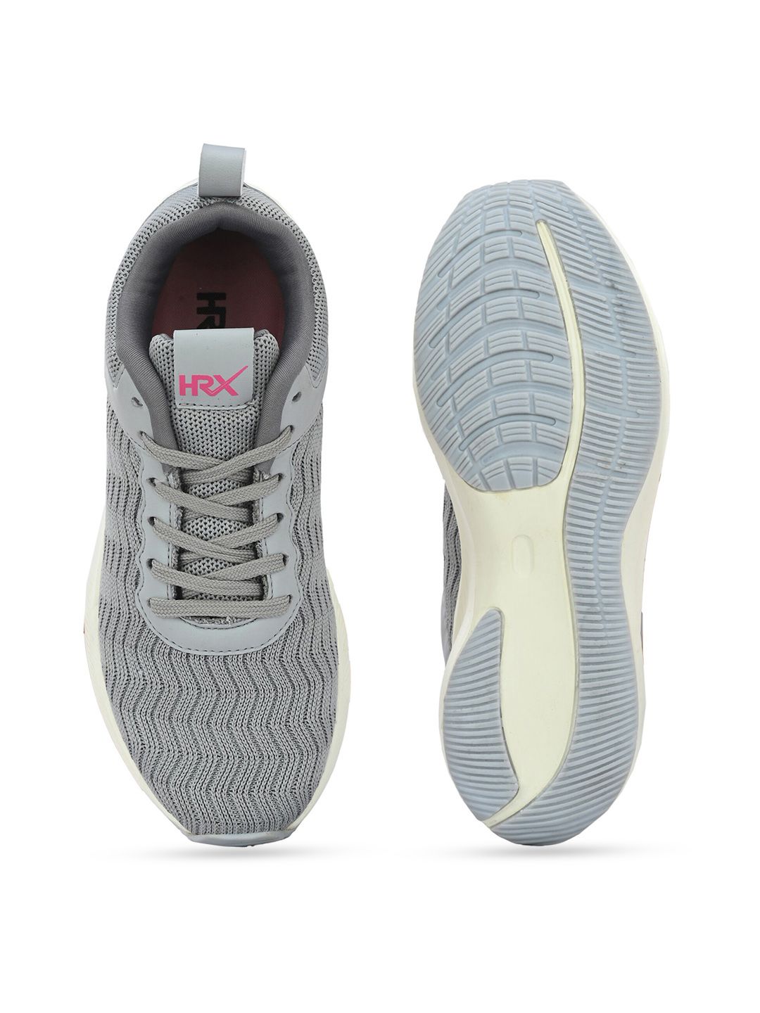 HRX by Hrithik Roshan Women Grey Memory Foam Non-Marking Running Shoes