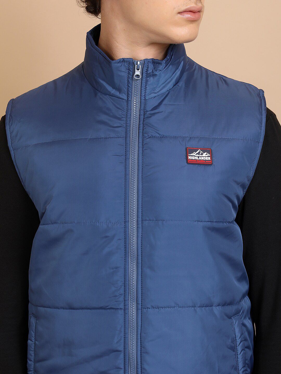 HIGHLANDER High Neck Regular Fit Padded Jacket