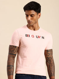Being Human Brand Logo Printed Pure Cotton T-shirt