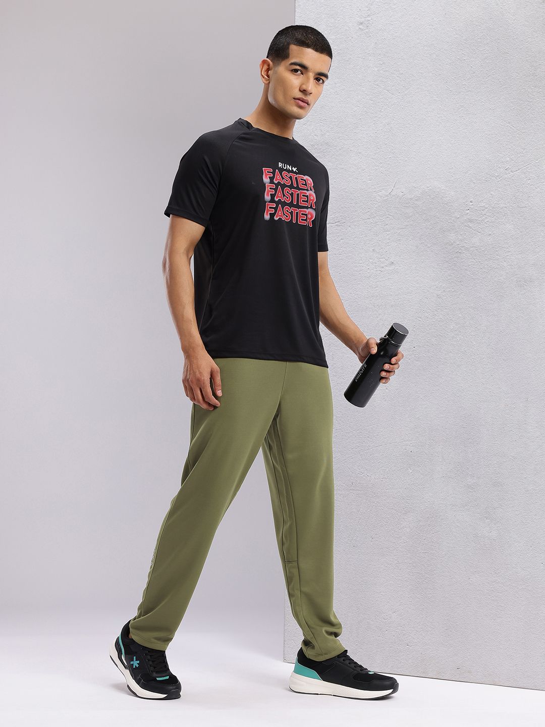 HRX by Hrithik Roshan Men Rapid-Dry Running Track Pants