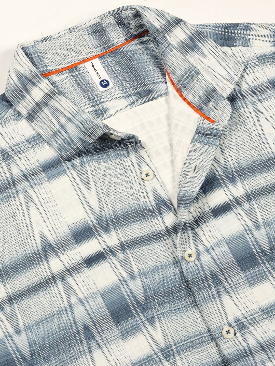 Thomas Scott Men Premium Slim Fit Opaque Printed Casual Shirt