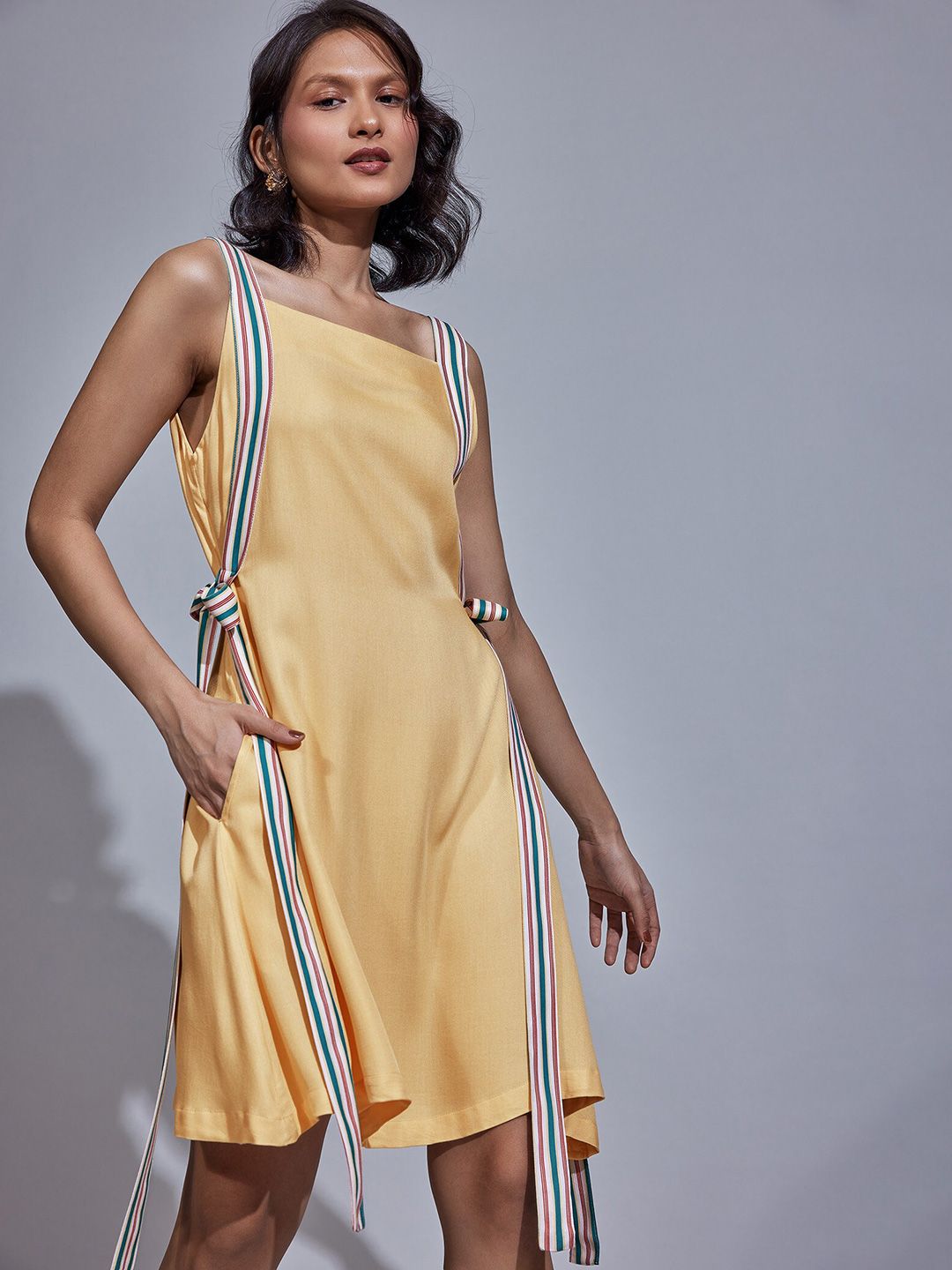 The Label Life Shoulder Straps A-Line Dress
