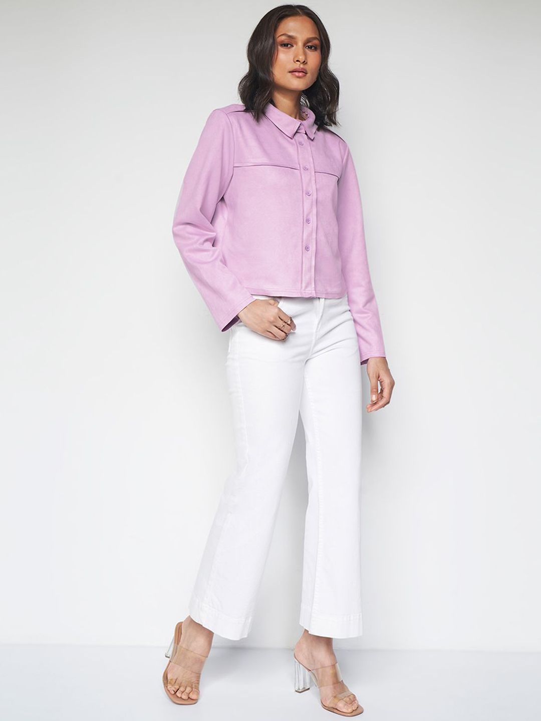 AND Spread Collar Long Sleeves Tailored Jacket