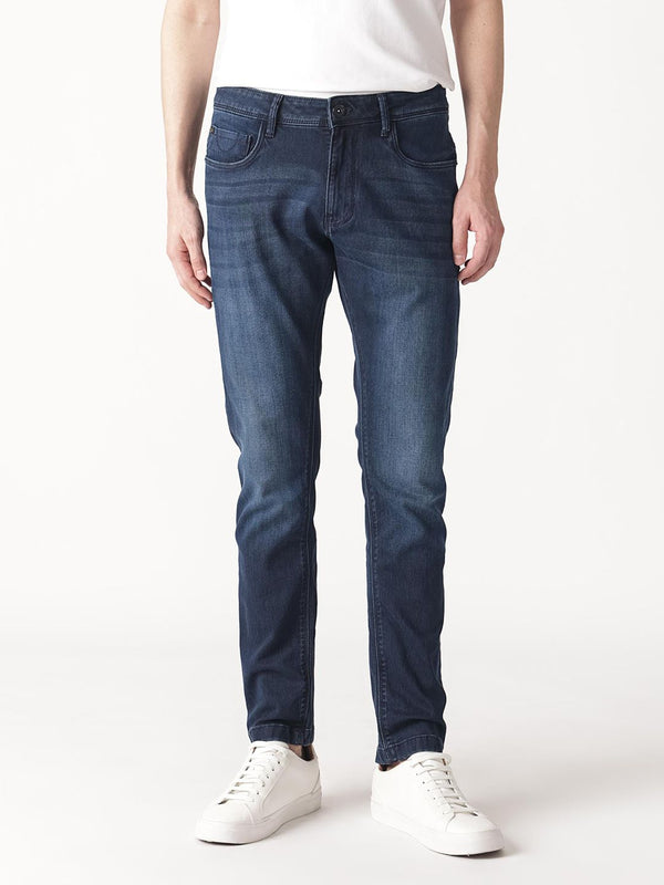 RARE RABBIT Men Oeko Mid-Rise Slim Fit Jeans
