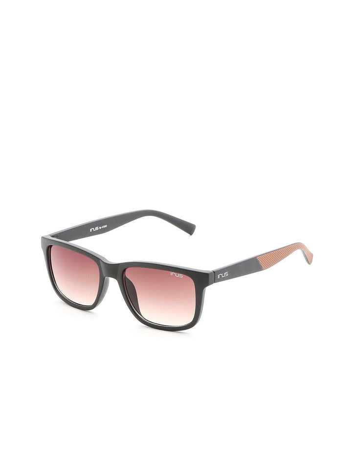 Irus oleh Idee Unisex Lens & Cermin mata hitam persegi dengan lensa terlindung UV