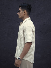 Powerlook India Slim Textured Oversized Casual Shirt