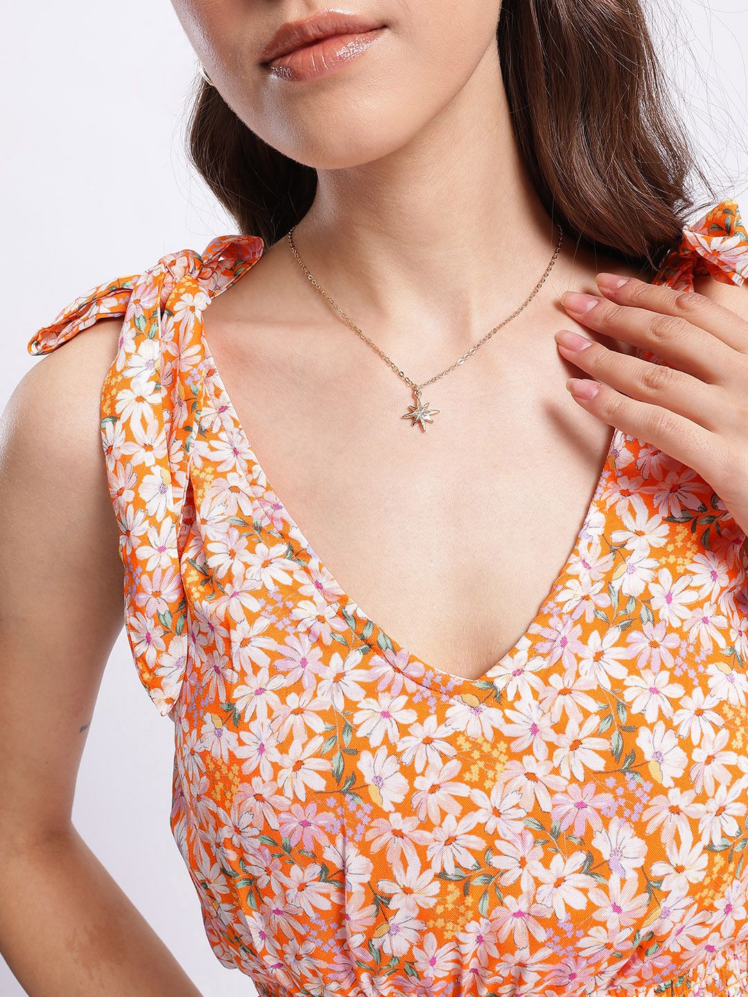 DressBerry Wildflower Fantasy Smocked Crop Top