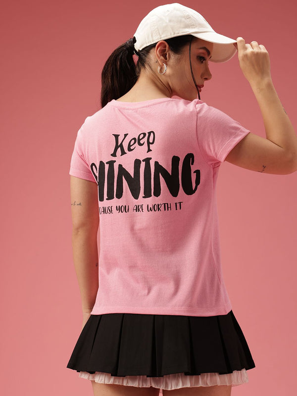 DressBerry Typography Printed T-shirt