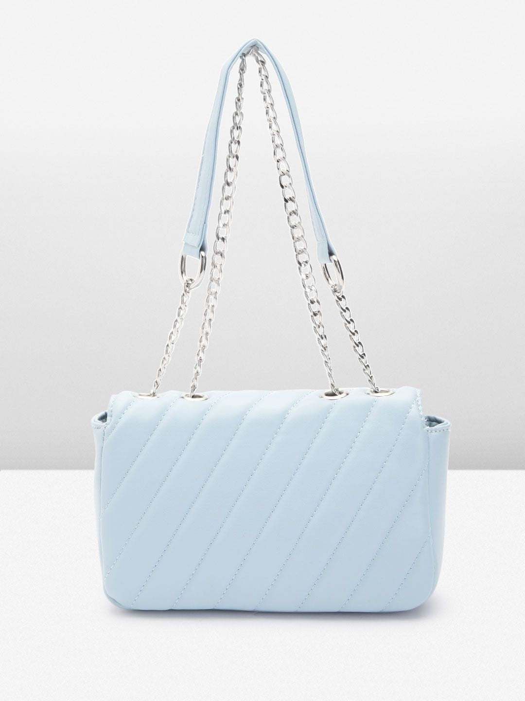 Lino Perros Structured Sling Bag with Quilted Detail