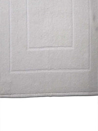 BOMBAY DYEING White Pure Cotton 450 GSM Anti Skid 450 GSM Bath Rugs
