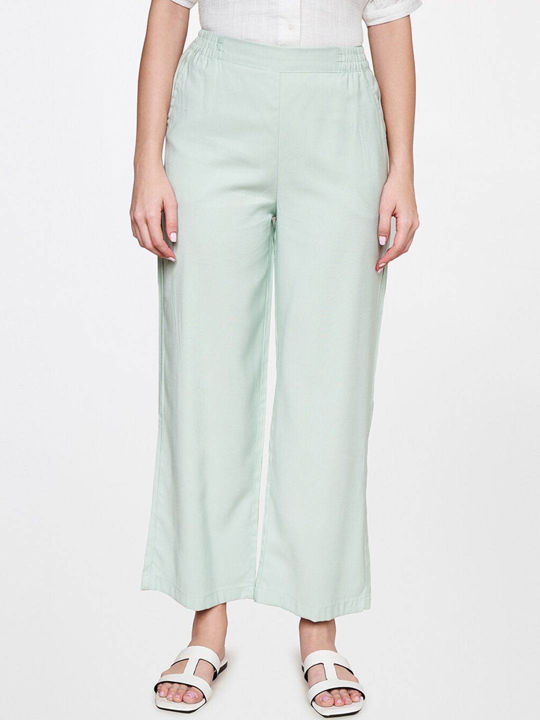 AND Women Mid-Rise Trousers