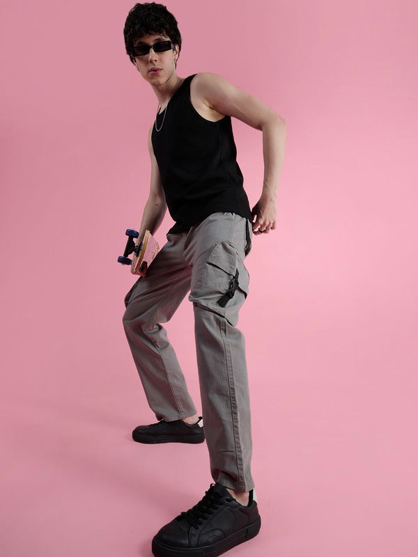 Bene Kleed Men Classic Straight Fit High-Rise Chinos Trousers