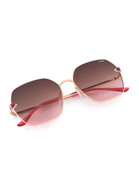 IDEE Women Oversized Sunglasses with UV Protected Lens IDS3044C2SG