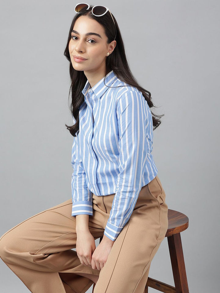Hancock Santai Candy berjalur baju formal
