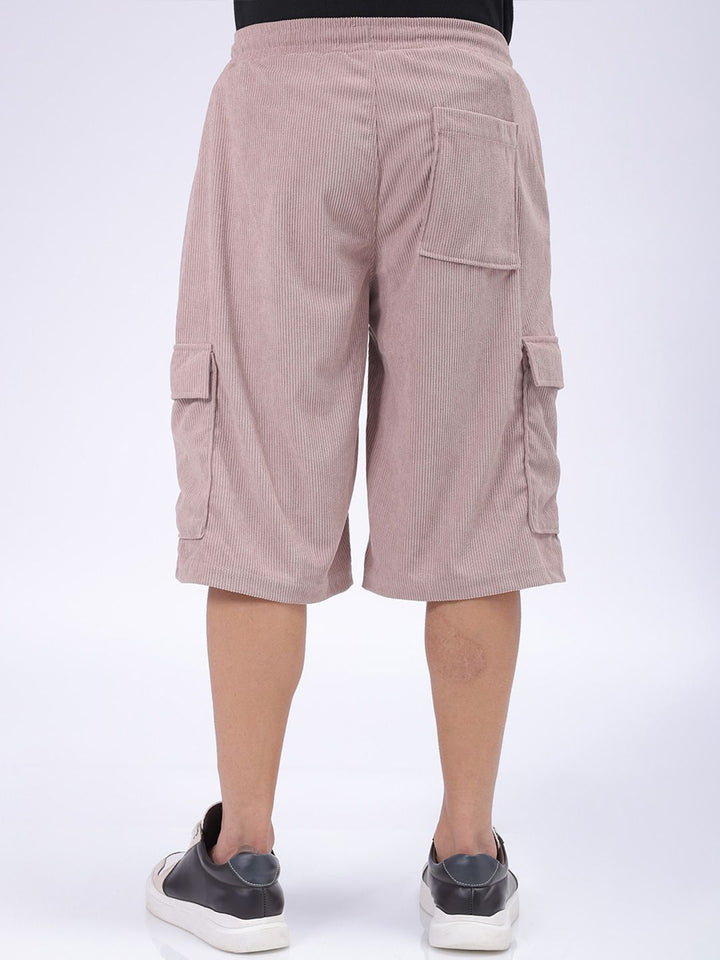 The Indian Garage Co Men Loose Fit Cargo Shorts
