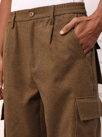 Mr Bowerbird Men Oversized Fit Pleated Cargos