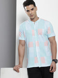 The Indian Garage Co Band Collar Striped Casual Shirt