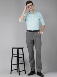 Park Avenue Pure Cotton Slim Fit Self Design Textured Formal Shirt