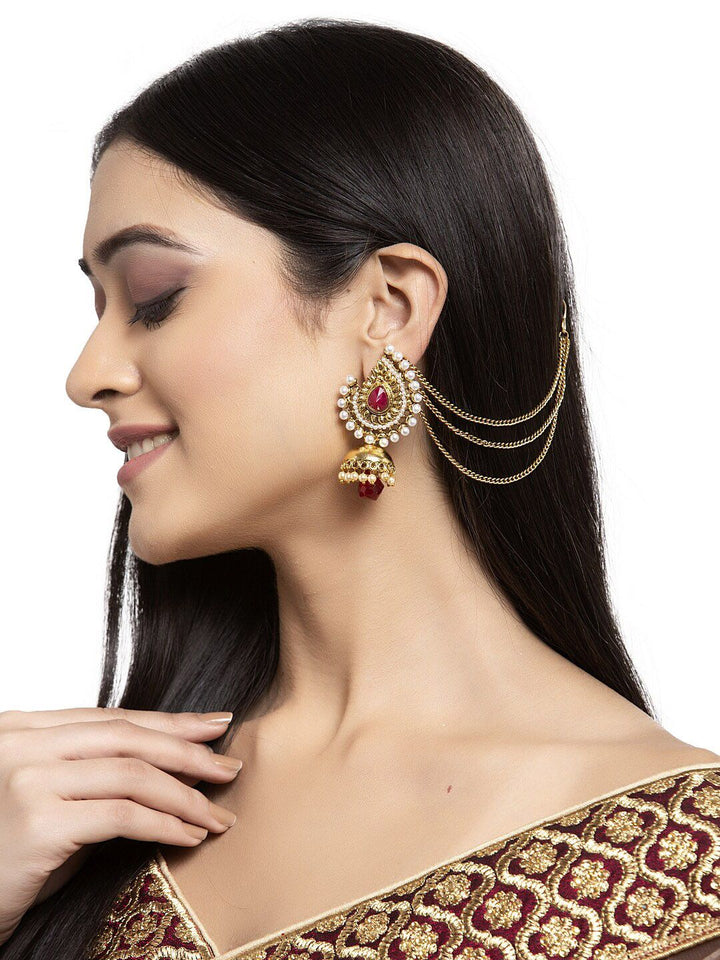 Jhumkas Bersalut Emas PANASH