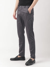 RARE RABBIT Men Daron Mid-Rise Slim Fit Trouser