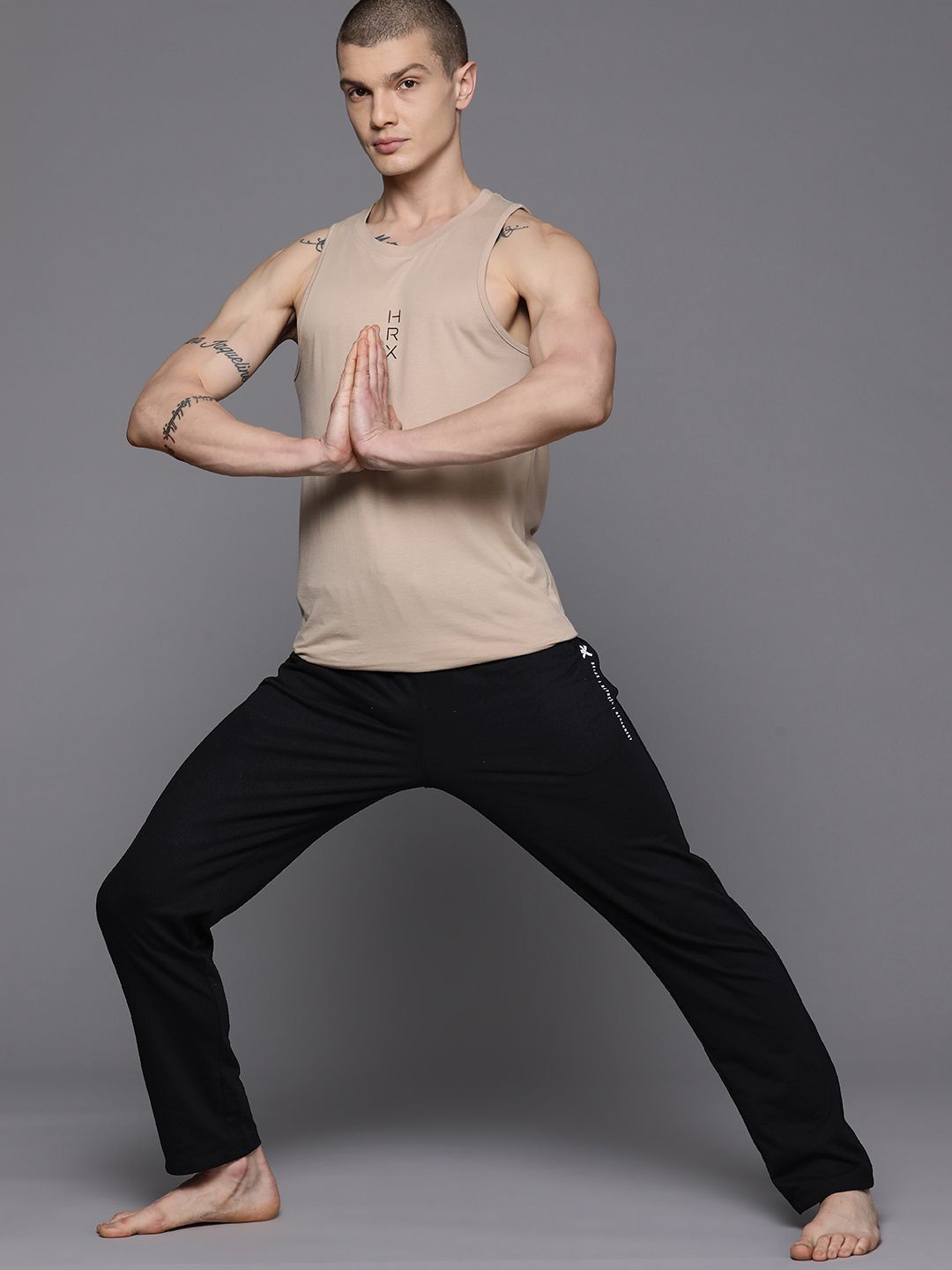 HRX by Hrithik Roshan Men Wellness Finish Yoga Track Pants