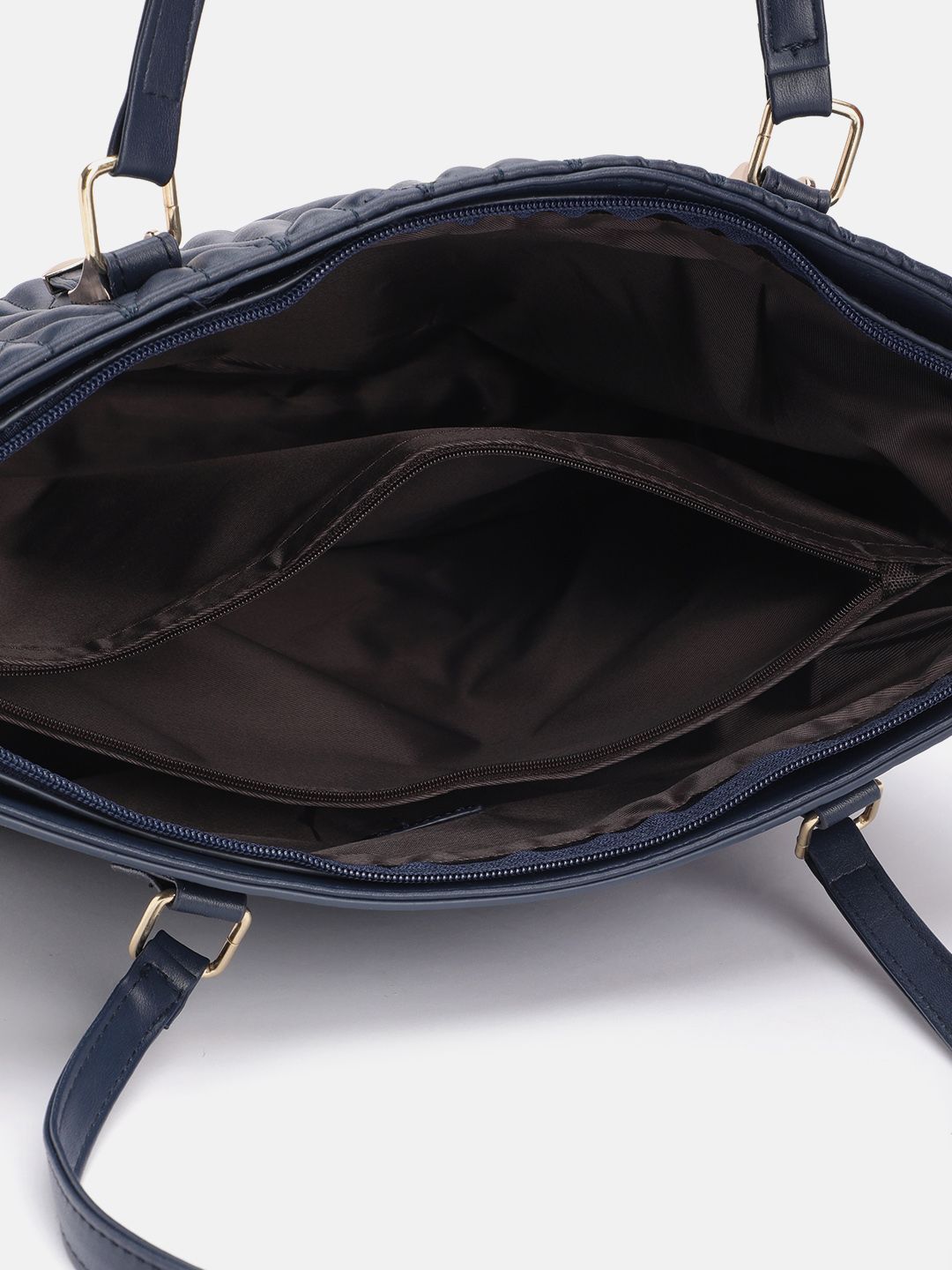 DressBerry Structured Quilted Shoulder Bag