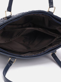 DressBerry Structured Quilted Shoulder Bag