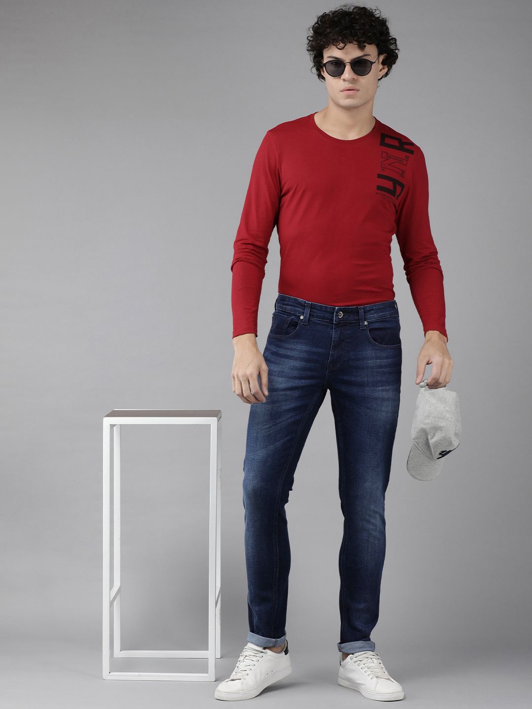 SPYKAR Men Skinny Fit Low-Rise Light Fade Stretchable Jeans