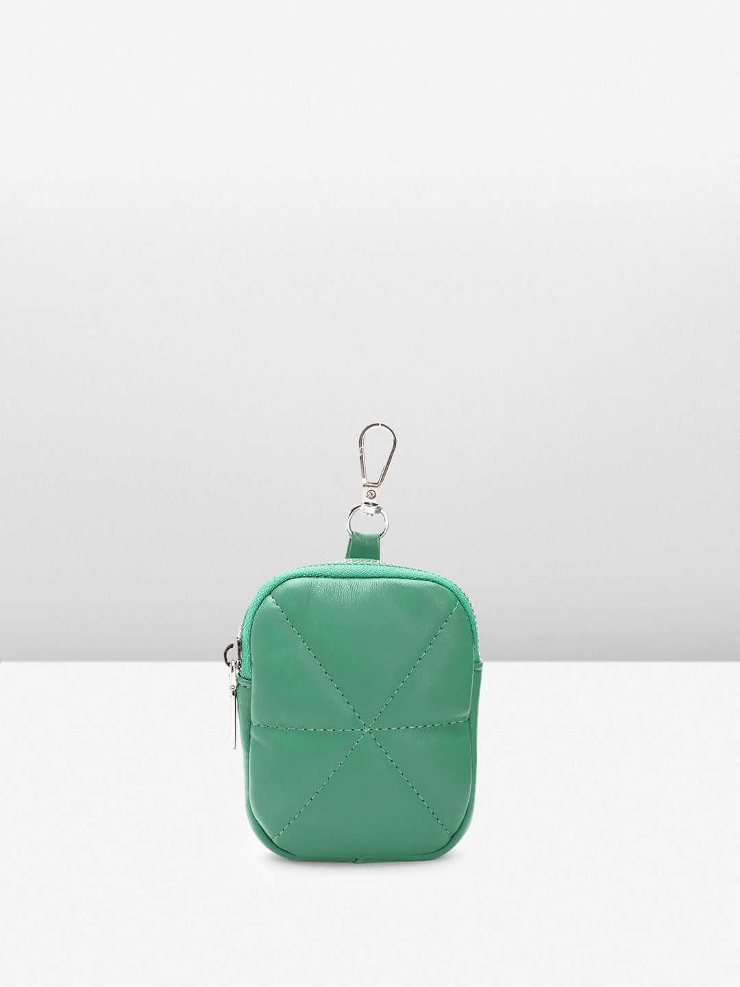 Lino Perros Structured Handheld Bag with Quilted Detail