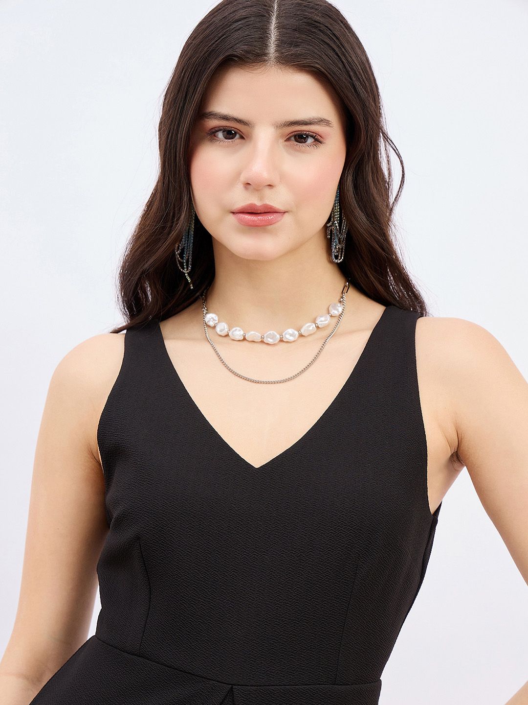 Berrylush Women V-Neck Sleeveless Basic Jumpsuit