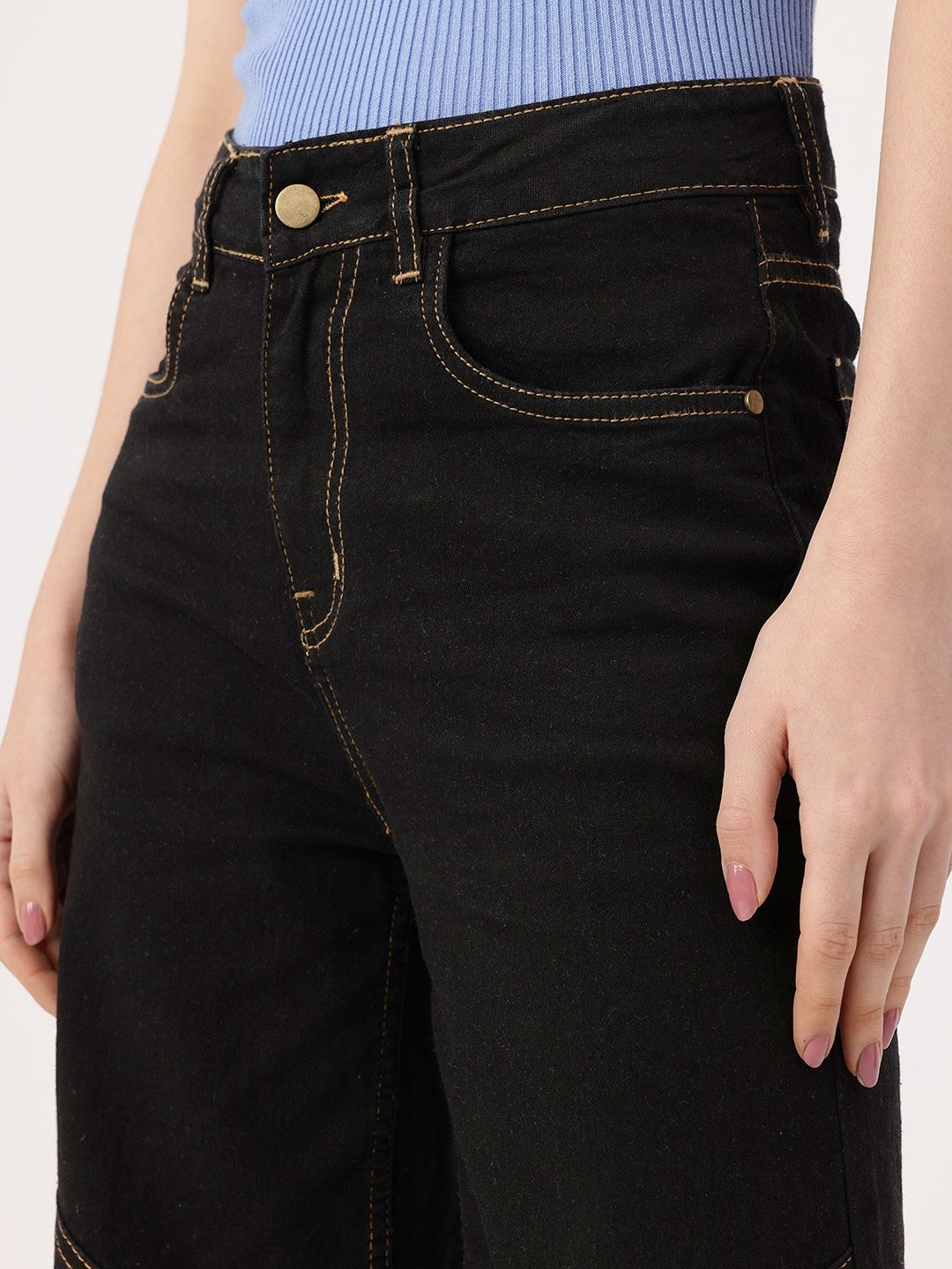 DressBerry Women Backstreet Non-Fade Straight Fit Jeans