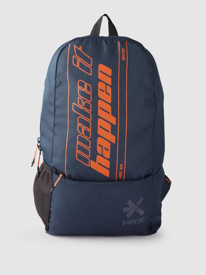 HRX by Hrithik Roshan Unisex Typography Printed Backpack 14 inch