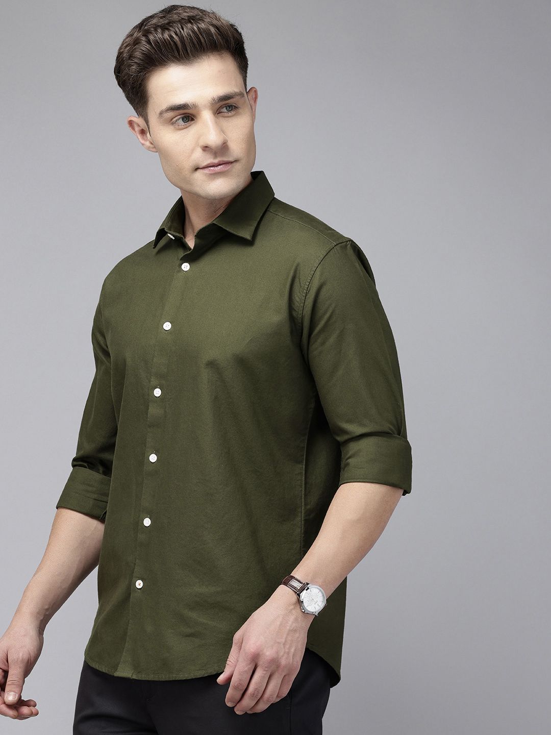 Park Avenue Pure Cotton Slim Fit Casual Shirt