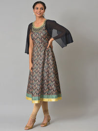 AURELIA Festive Floral Print Kurta