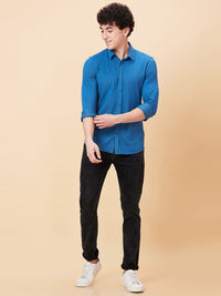 Being Human Spread Collar Slim Fit Casual Shirt