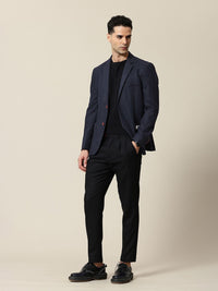 Mr.Bowerbird Solid Tailored Fit Casual Blazer