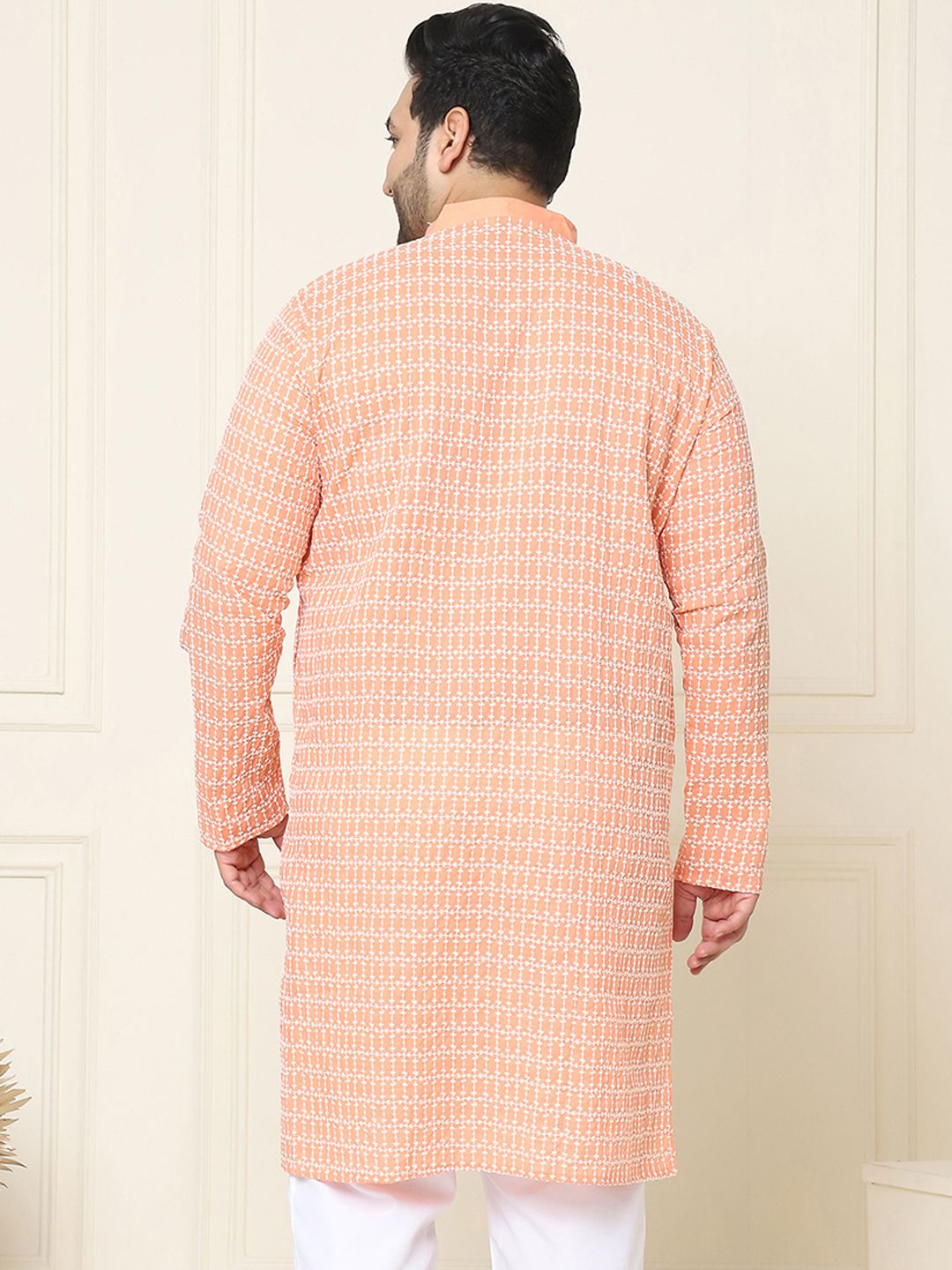 SOJANYA PLUS Embroidered Cotton Kurta