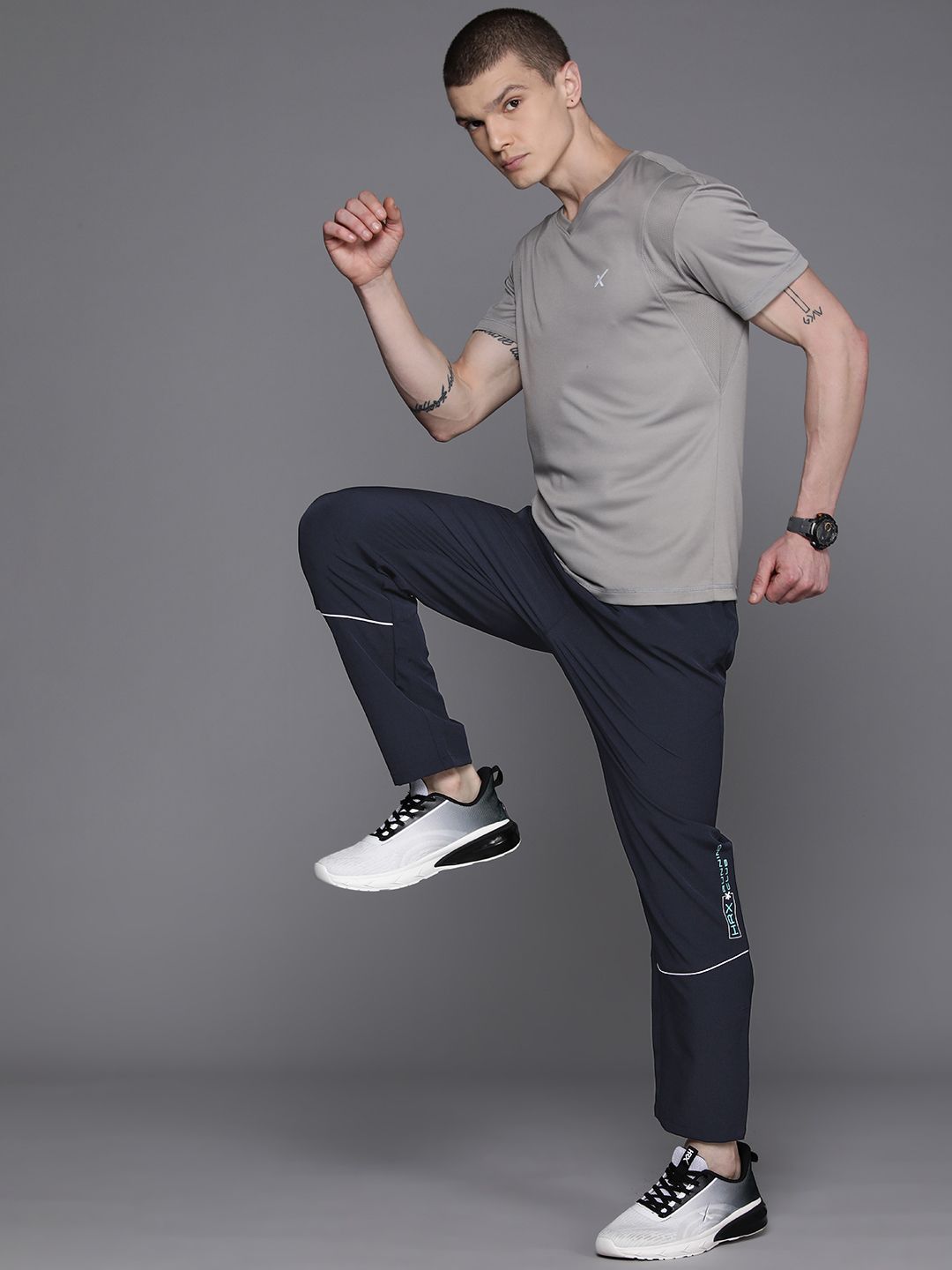 HRX oleh Hrithik Roshan Men Rapid-Dry Running Track Seluar