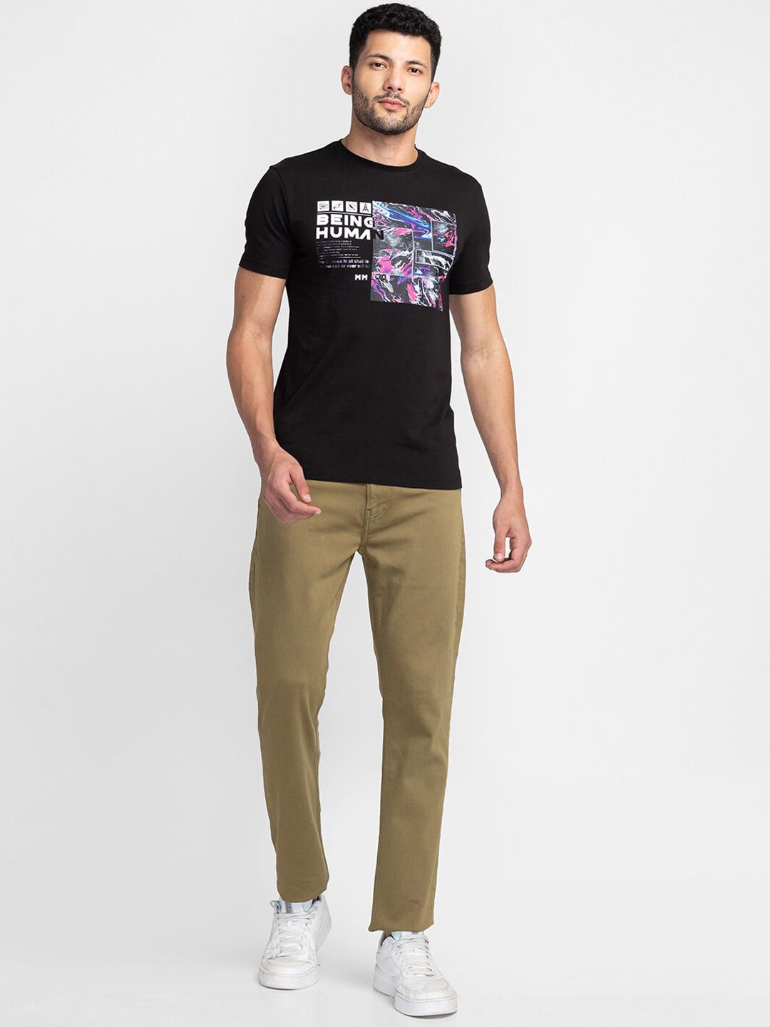 Being Human Graphic Printed T-shirt