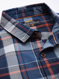 The Indian Garage Co Men Checked Casual Shirt