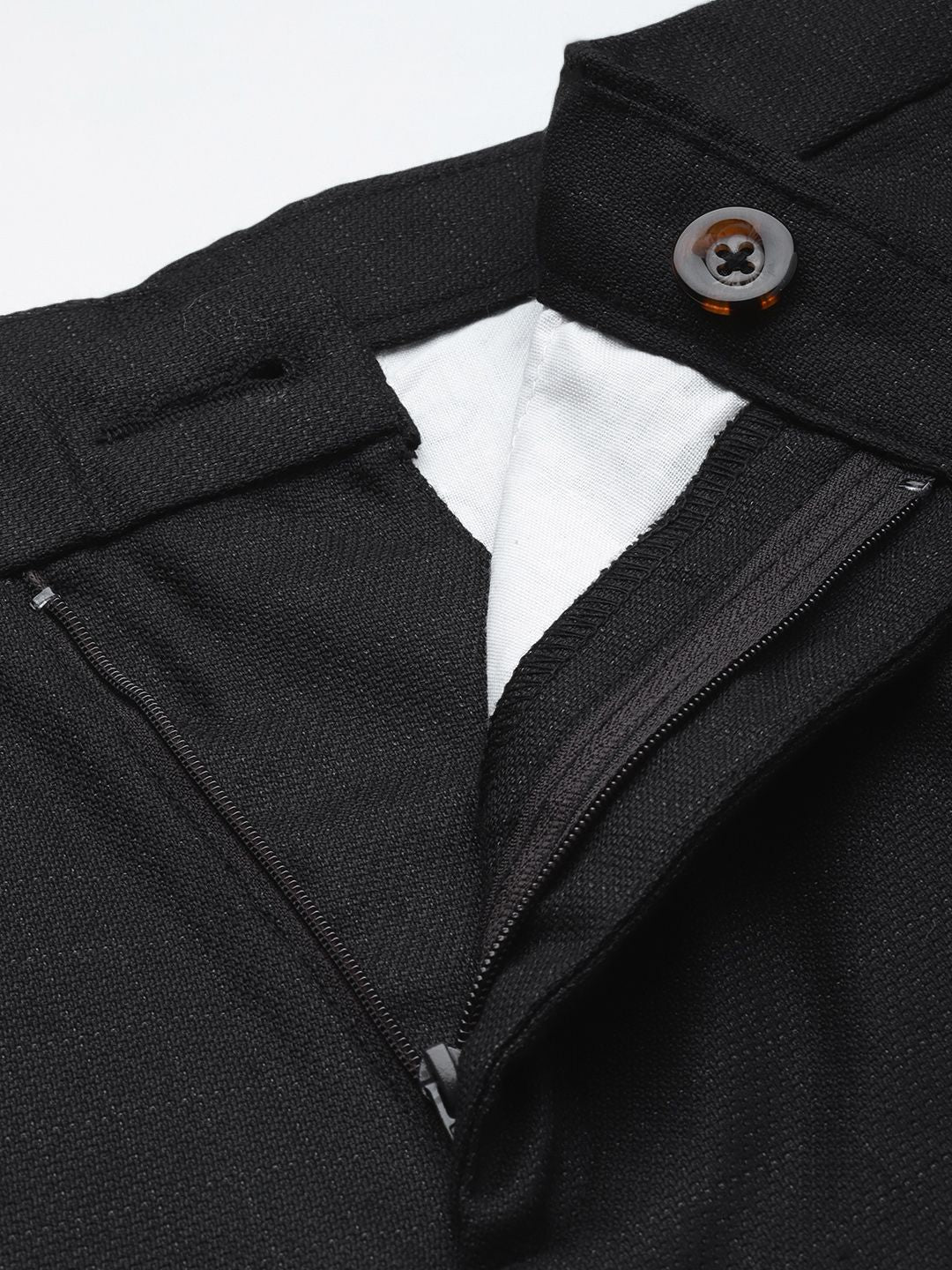 The Indian Garage Co Self Design Regular Fit Chinos Trousers