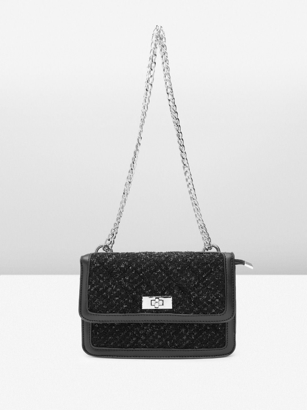 Beg Sling Berstruktur Lino Perros dengan Butiran Quilted