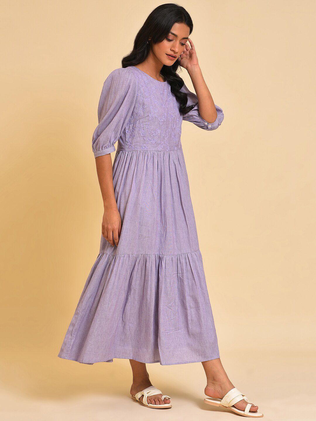 W Midi Cotton Dress