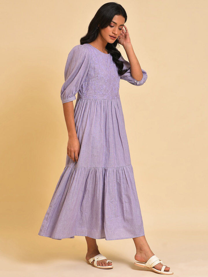 W Midi Cotton Dress