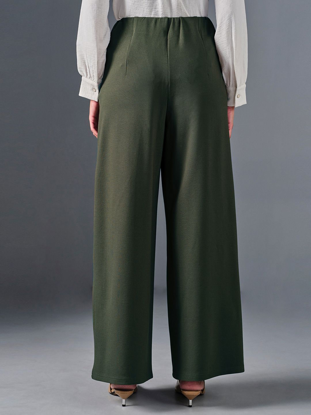 AND Women Flared Parallel Trousers