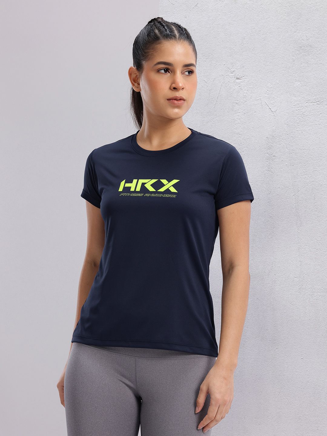 HRX by Hrithik Roshan Printed Rapid-Dry Training T-shirt