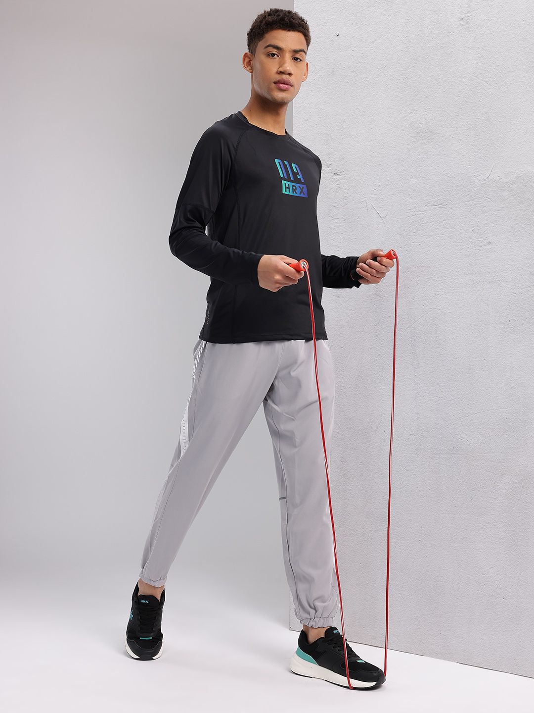 HRX by Hrithik Roshan Rapid Dry Printed Training T-Shirt