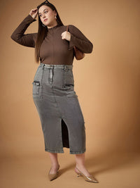 SASSAFRAS Curve Slit Sleeve Top