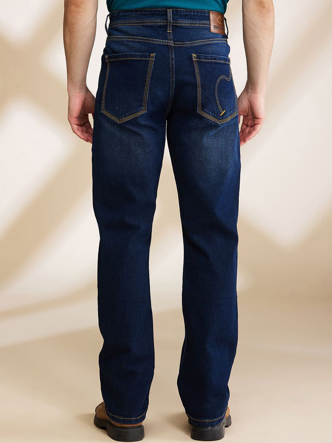 Being Human Men Bootcut Light Fade Jeans