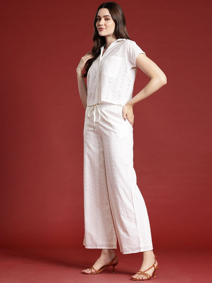 all about you Pure Cotton Schiffli Finish Co-Ords